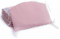 Бампер Twins Premium Пташки 2023-P-031, кораловий
